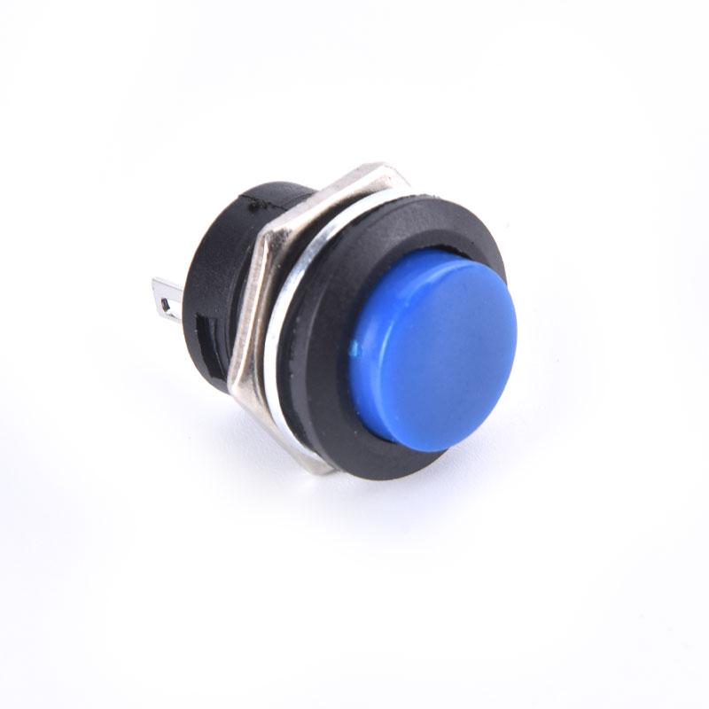 16Mm 12V-24V Waterproof Car Led Power Push Button Momentary Switch Metal On/Of