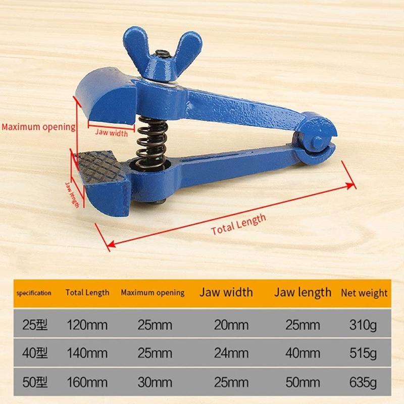 Practical Mini Hand Vise Multi-Purpose Small Plier Portable Type 25/40/50 Heavy Duty Jaw Vice Precision Vise Accessories