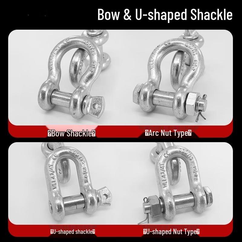 High-Strength U-Shaped Lifting Shackle
