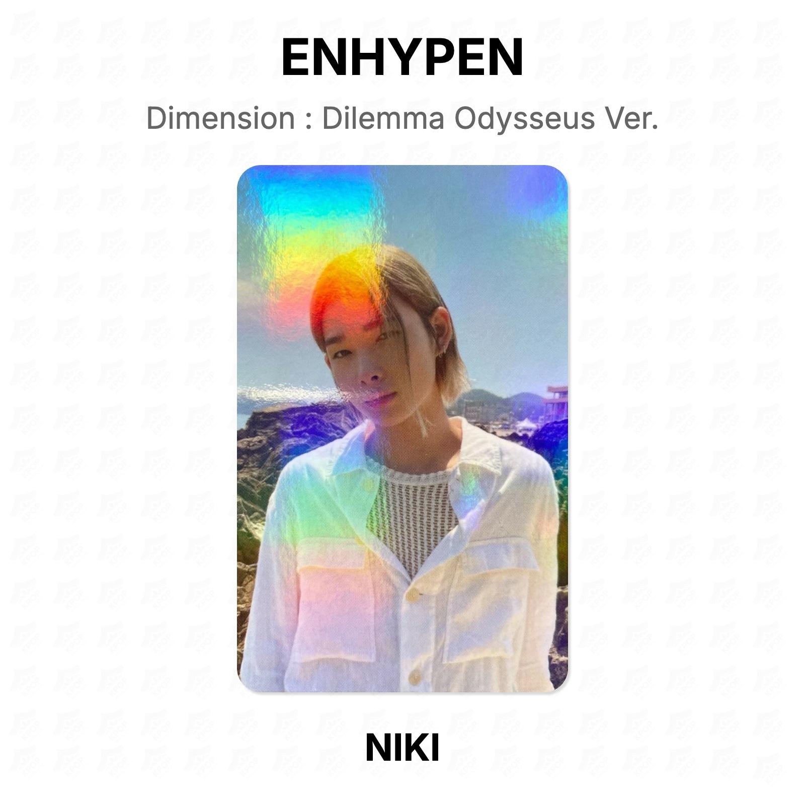 ENHYPEN Dimension : Dilemma Odysseus Ver. Official Photocard NI-KI 02
