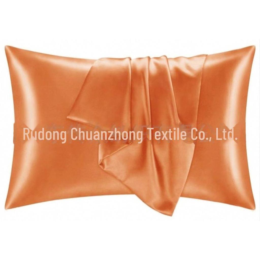 Multi-color Satin Imitation Silk Pillowcase Pair for Trade