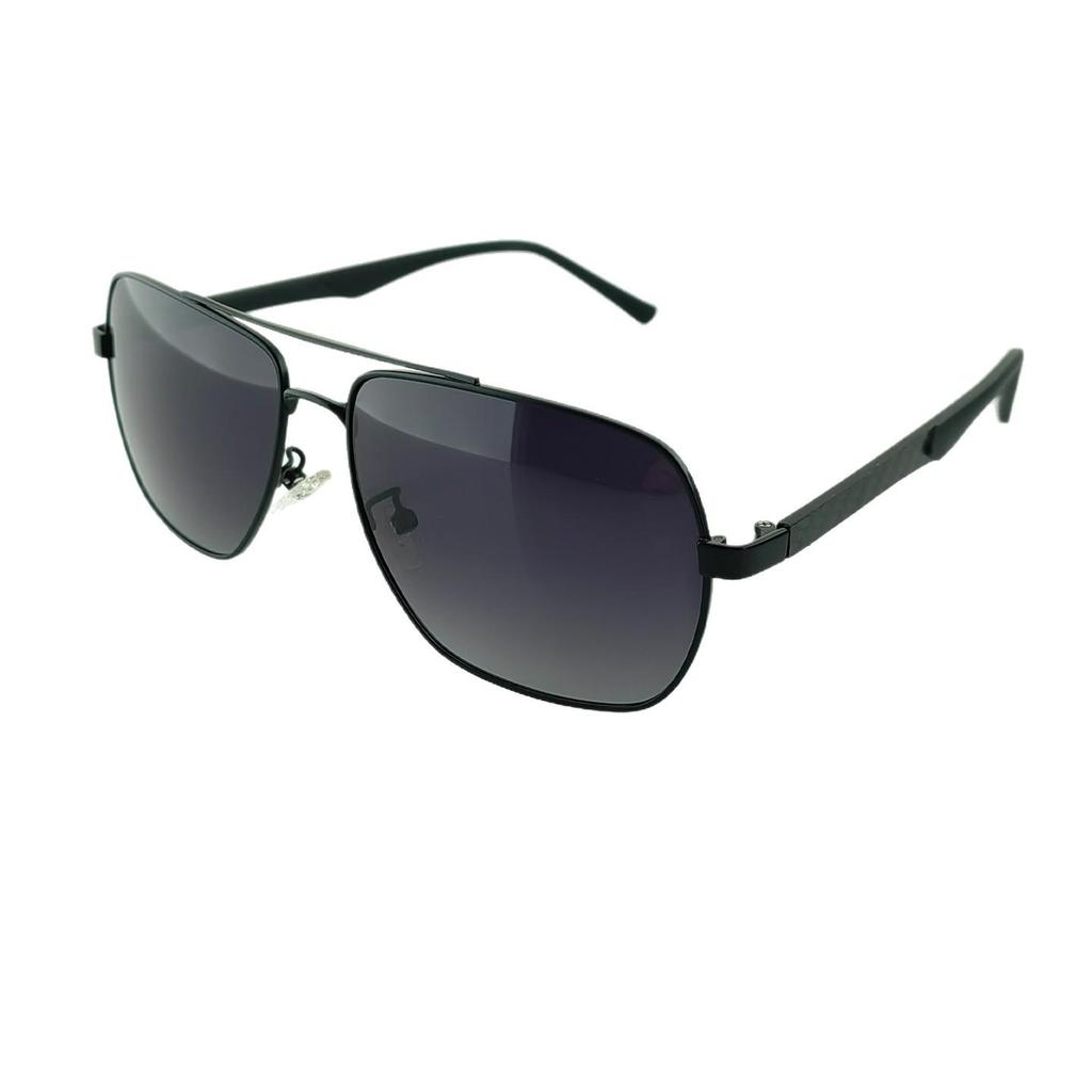 High-End Trendy Polarized Metal Sunglasses 8691# - Slim Square Fashion for Travel