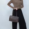 2025 new RO * W niche design minimalist first layer sheepskin single shoulder underarm bowling bag premium commuter bag