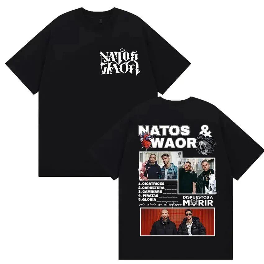 Pop Rapper Nato Y Waor Merch Cotton T Shirt Short Highend Luxury Unisex Style Both Of Unisex And Unisex