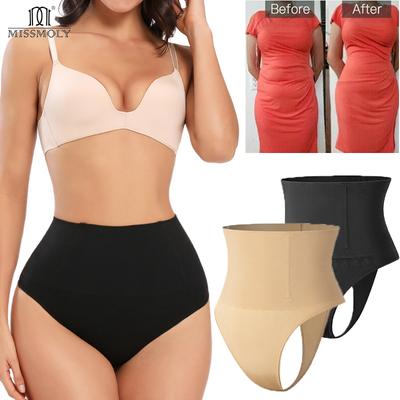 Frauen Hohe Taille Tanga Abnehmen G-Strings Body Shaper Höschen Nahtlose Unterwäsche Damen Bauch Steuer Höschen Shapewear Übergroßen
