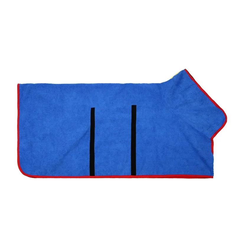 Dog Bathrobe Towel Pet Microfibre Material Fast Drying Super Absorbent Dog Bath for Small Medium Large Dogs and Cats