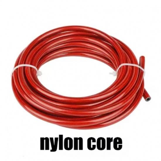 1M~10M Motorcycle Braided Stainless Steel Nylon Brake Pipe Line Hose Brake Line Gas Oil Fuel Tube Pipe Racing Brake Hose