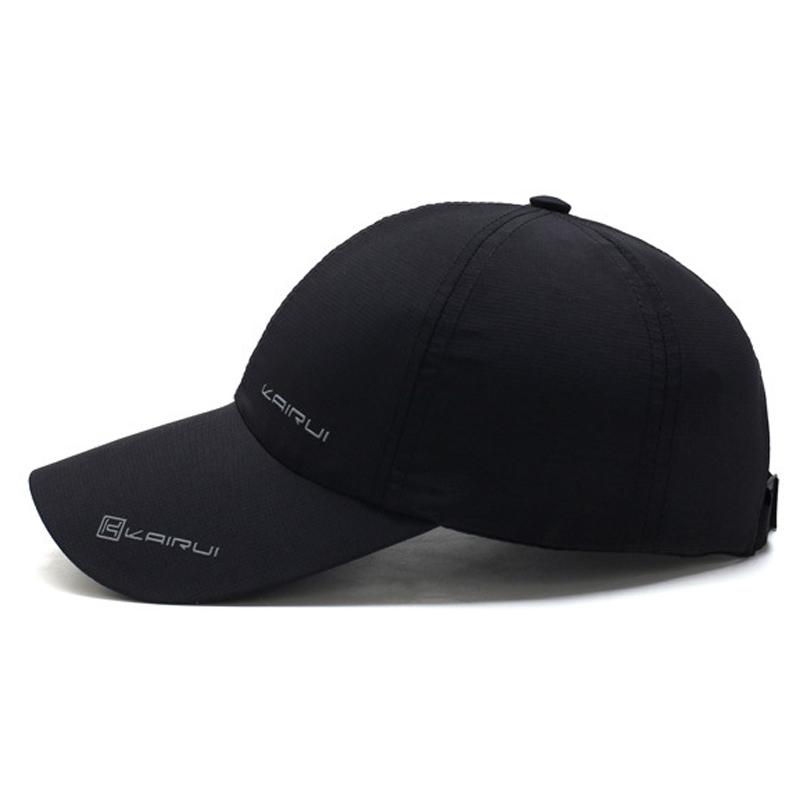 Schnelltrocknende Baseballkappe Leichte Atmungsaktive Dad Hat Sommer Sportkappe Strapback Hut Laufkappe Golfkappen