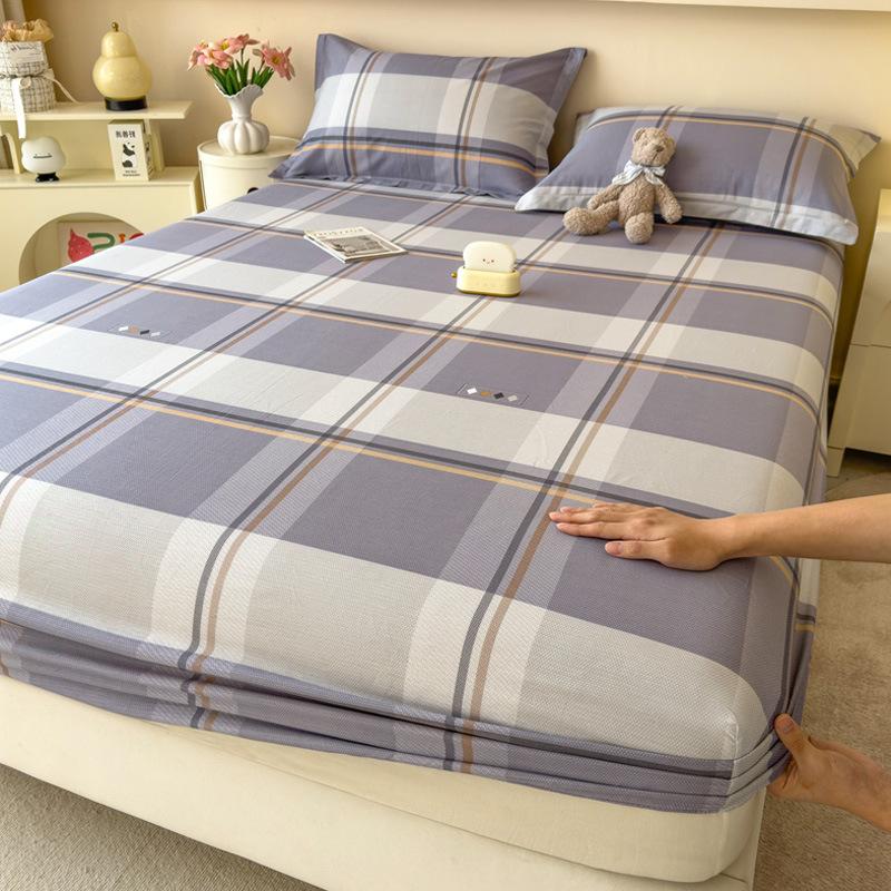Cotton Printed Mattress, Simmons Mattress Protective Cover, Pure Cotton Lazy Bedspread Pillowcase