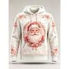 Christmas Hoodie 3D Print Loose Fit Long Sleeve Sweatshirt Men Women Youth Casual Winter Wear