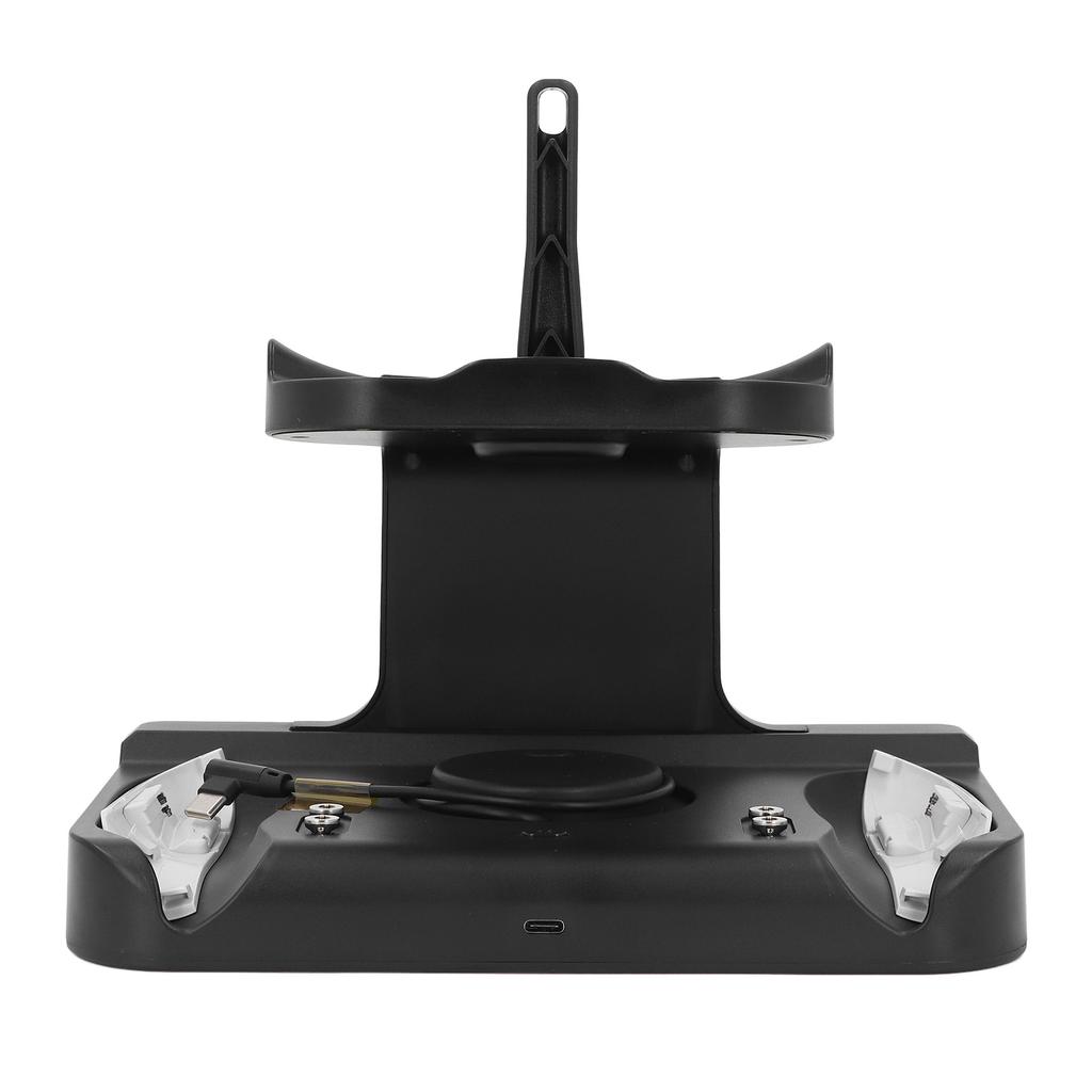 VR Controller Charging Stand RGB Light VR Headset Controller Charging Station with 2 Rechargeable Batteries