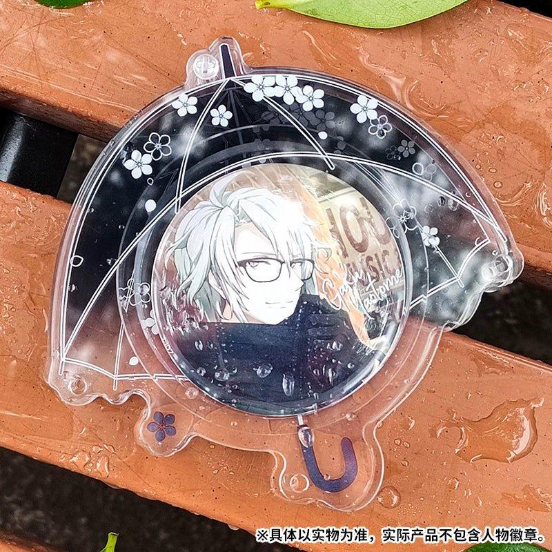 Anime Badge Display | Umbrella Acrylic Badge Case Charm 65mm/58mm Badge Case