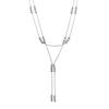 Layer Bead Tassels Necklace Delicate Chain Collarbone Jewelry Trendy Women