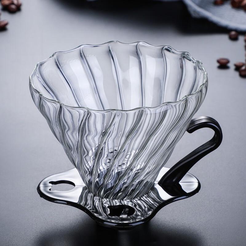TLXT High Borosilicate Glass Pour-Over Coffee Dripper