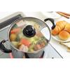 Yoshikawa CookLook II Pasta Pot, 22cm, 6.5L, with Glass Lid and Inner, Stainless Steel, Induction and Gas Compatible, Made in Japan, SJ2187
