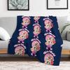 Mackenzie Turner Girls World Throw Blanket Warm Flannel Blanket for Couch Chair Bedroom