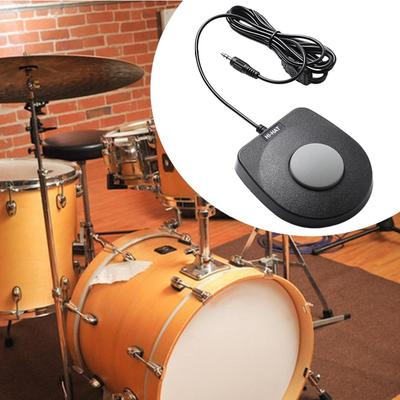 Electronic Drum Sustain Pedal Black Tone Modules Multifunction Sturdy Music Instrument Accessories