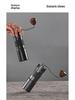 Stainless Steel Hand-Crank Coffee Grinder with External Adjustment for Italian Coffee