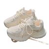 Sports little white shoes women's 2025 new lightweight soft sole not tired feet Forrest Gump shoes platform dad shoes travel versatile