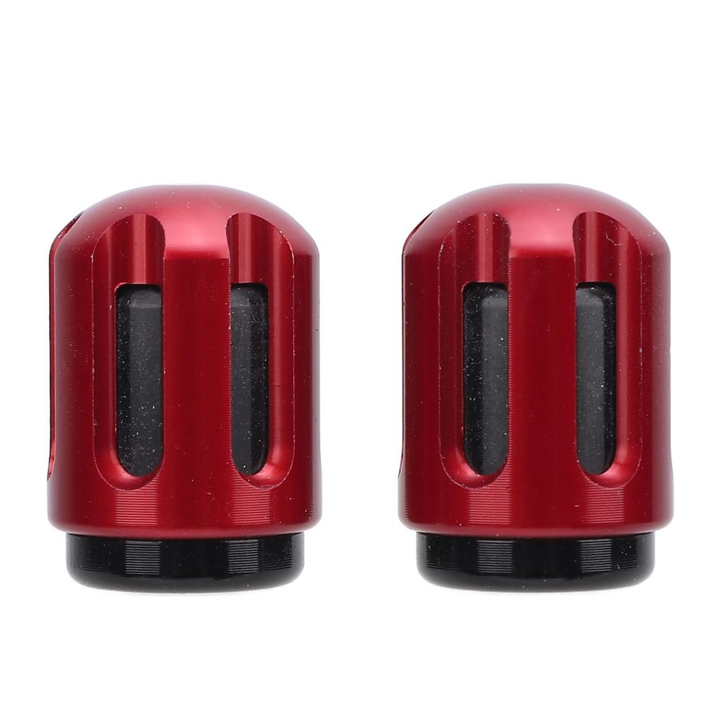 Paar Motorrad-Reifenventilkappen Aluminiumlegierung Luftdichte Reifenluftkappen Ersatz für Zontes G1 125 X R310 T2