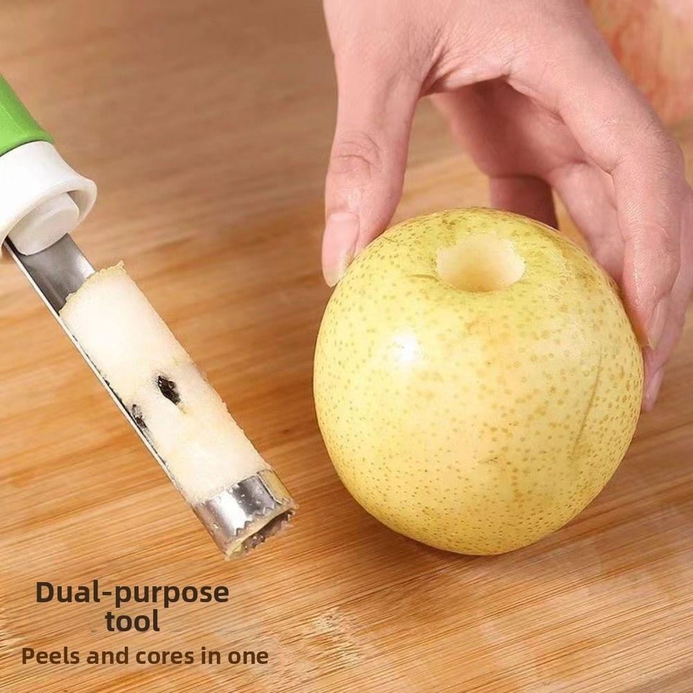 Telescopic Fruit Peeler 2 in 1 Fruit Pitter Core Extractor Core Removal Tool  Fruit Vegetable