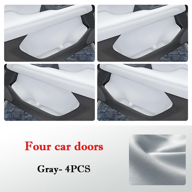 For Haval H9 2026 2026 Car Door Slot Storage Box Leather Protective Pad Cover WaterProof Organize Barrel Interior Accessories