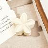 Milk Tea Color Sweet Egg Flower Hair Claw Combination Set, Small Frosted Holiday Style High-End Hair Accessories, Daily Wear, Comfortable And Light