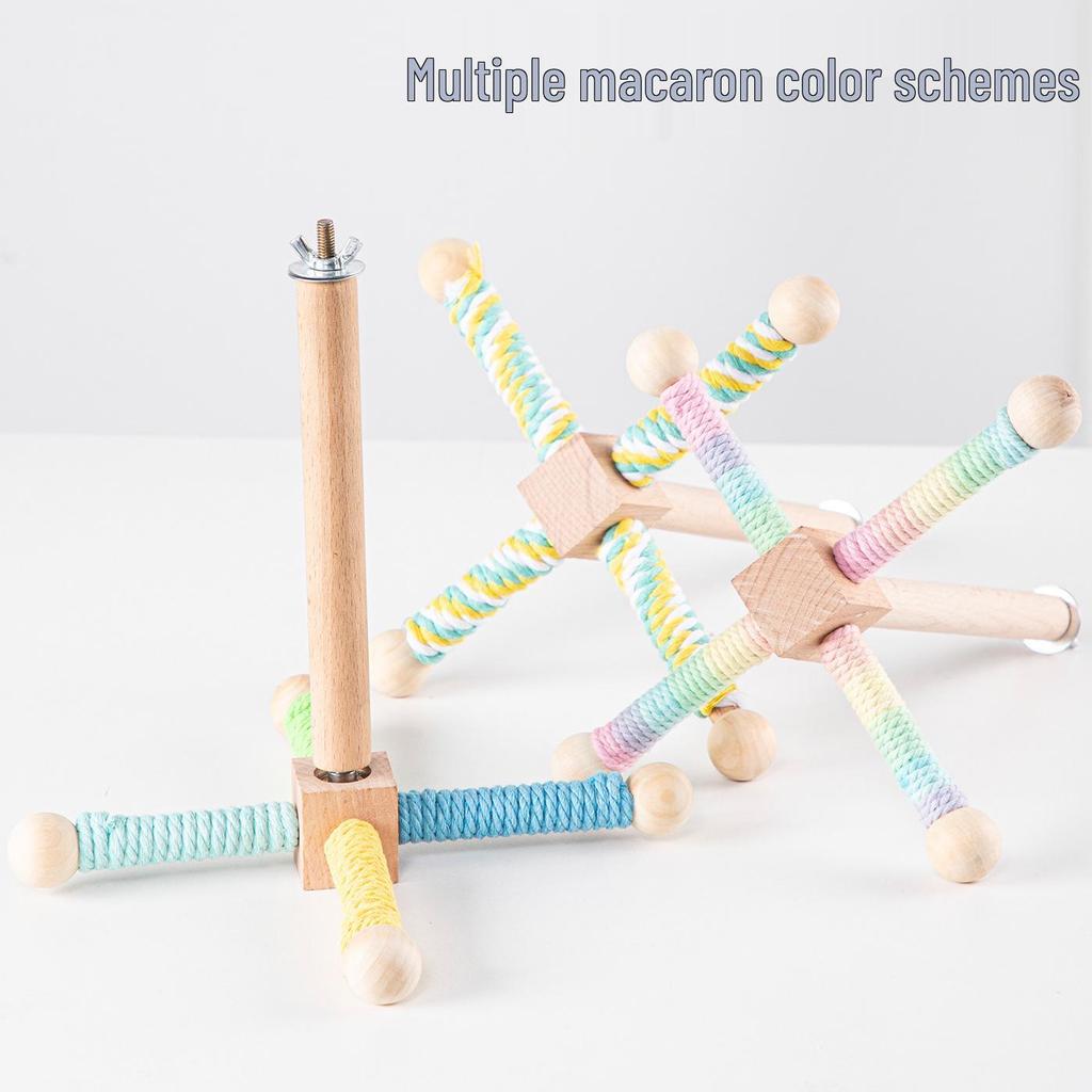 Parrot Toy Rotating Windmill Stand for Budgies & Lovebirds