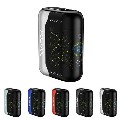 Fasoul STELLAR Heat-Not-Burst Compatible Device: Get Two Smokes with One | STELLAR Lets You Smoke Twice with One Device! / 3D Curved Display / 1950mAh