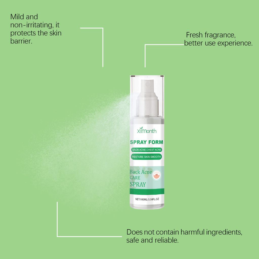 Refreshing Ximonth Salicylic Acid Herbal Body Spray For Moisturizing Hydration Bliss