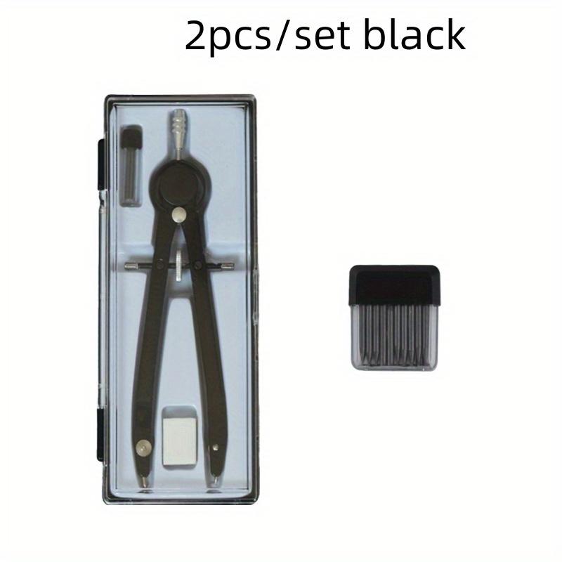 

Simple Pratical Pfofessional Metal Compass Set With Lead core Math Geometry Circle Drawing Tools Office Supplies Stationery Gift 1set