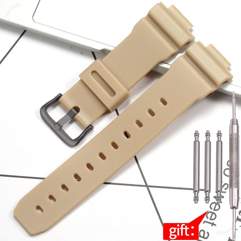 DW9052 Watch Band for Casio DW-9050/9051/9052 DW-9000/9003/9004 Bracelet Men's Silicone Replacement Strap