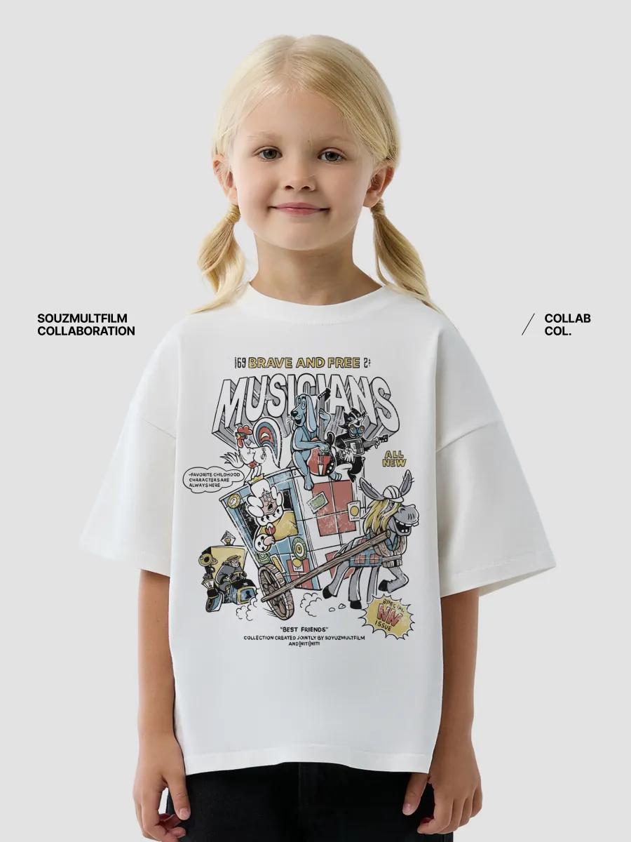 T-shirt with Soyuzmultfilm print L