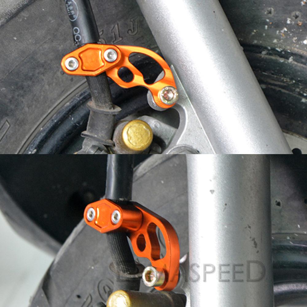 CNC Aluminum Motorcycle Oil Tube Pipeline Clamps Universal Motorcycle Accessories Modified Brake Cable Line Clip for