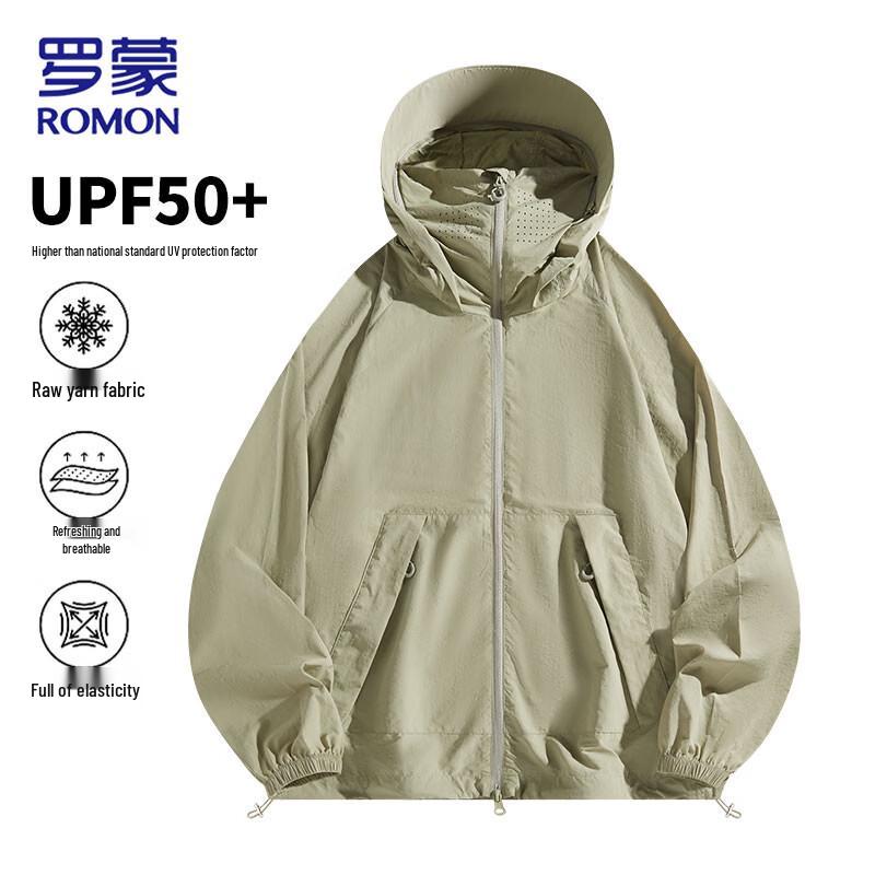 ROMON Men's Summer Ice-Feel UV Protection Jacket