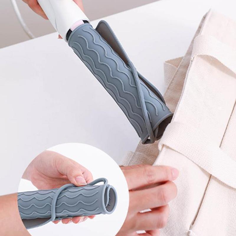 Multifunktionale hitzebeständige Silikonunterlage Isoliermatte für Haarglätter, Lockenstab, Lockenwickler, Glätteisen