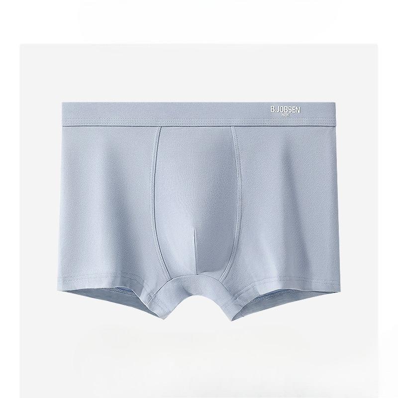 Plus Size Men's Summer Pure Cotton Class A Cotton 10A Antibacterial Breathable Mid Waist Briefs