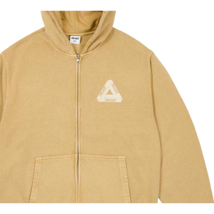 Palace Pigment Wash Tri-Ferg Hood Stone Unisex Tops Grey P26CS100