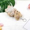 PP Cotton Korean Style Key Buckle Rabbit Pendant Plush Doll Key Chain Women Key Holder Bear Pendant