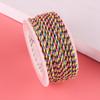 Sigu Sanhua Tibetan-Style Star & Moon Bodhi Cotton Thread - Non-Elastic, Wear-Resistant DIY Weaving Rope