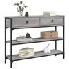 VidaXL Console Table Sonoma Grey 100x25x75 Cm Engineered Wood 834183