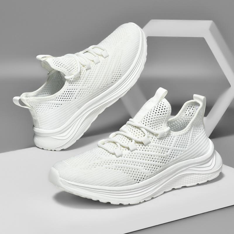 Summer breathable mesh sports casual shoes men's soft-soled running shoes non-slip and wear-resistant shoes men's lightweight travel shoes