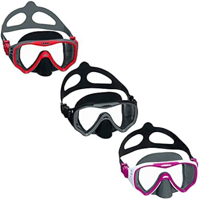 Potápěčská maska - BESTWAY - Crusader Pro - Širokoúhlá - Pohodlný silikon - Dospělý