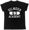 Gilmour Academy Slogan T-Shirt Unisex Black Mens Tees S