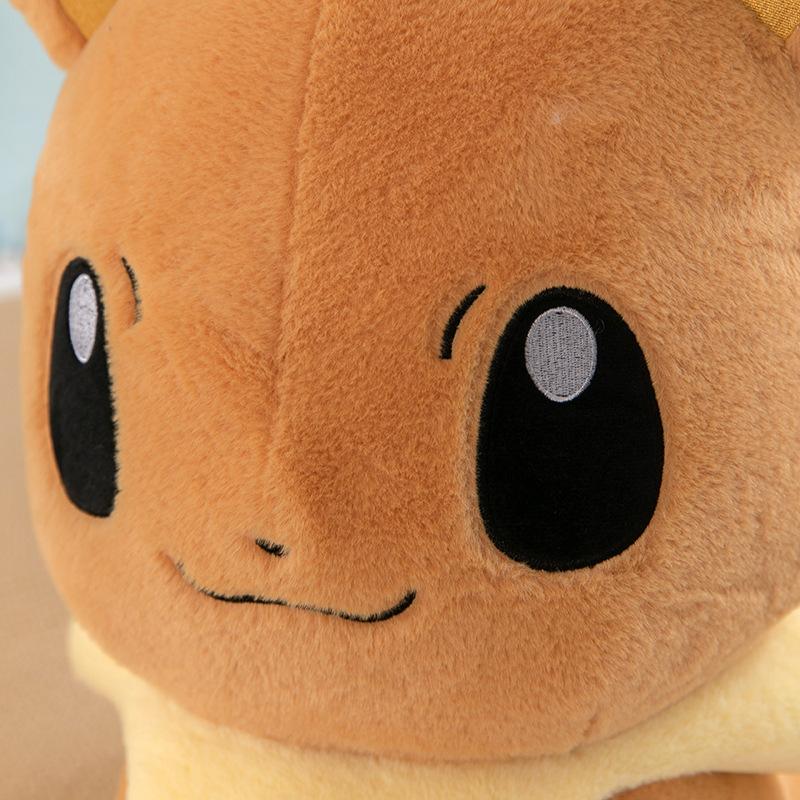New Eevee Plush Toy Elf Pokemon Anime Cartoon Doll Pok É Mon Doll Boy and Girl Sleep Pillow Birthday Gifts
