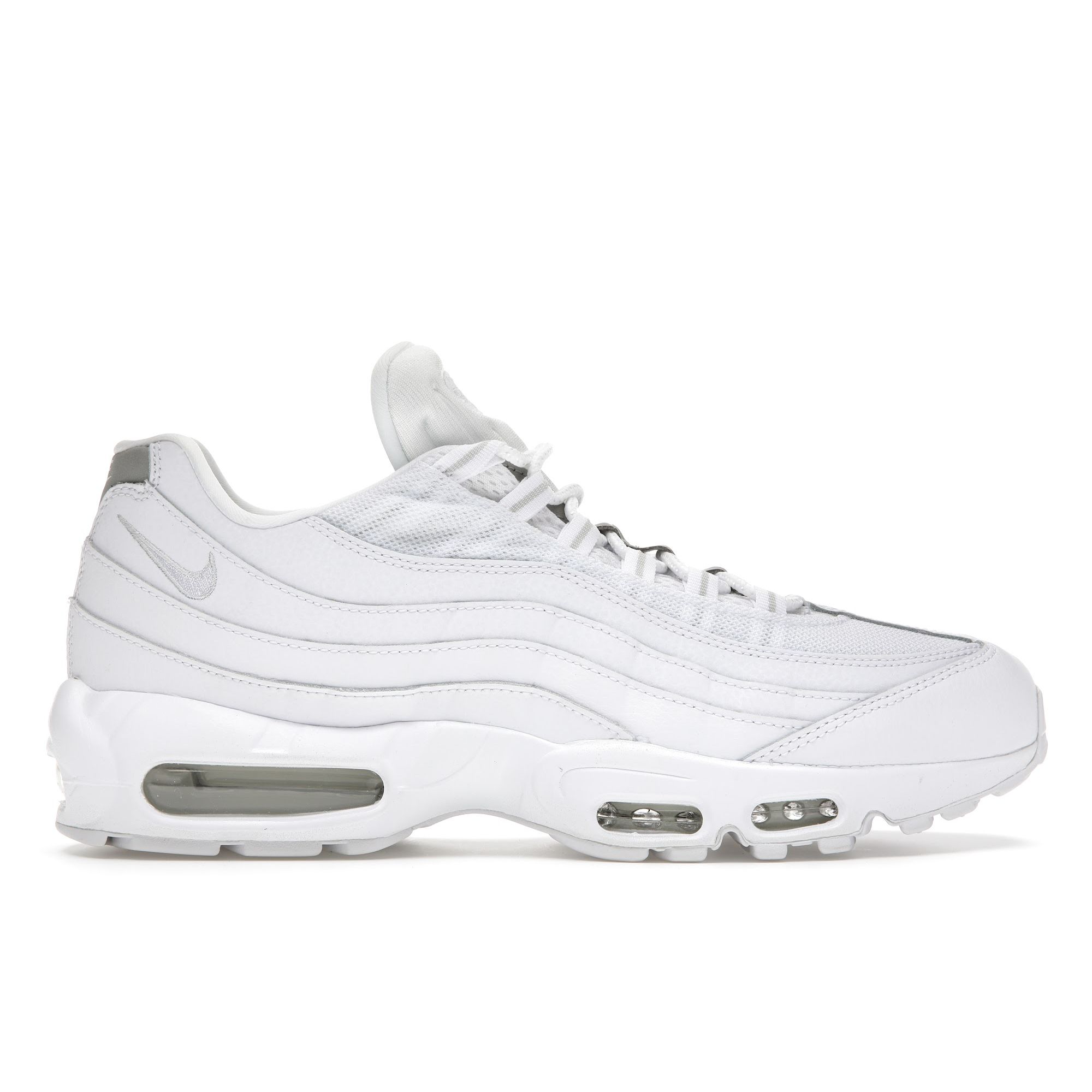

Кроссовки унисекс Nike Air Max 95 Essential White Silver Pure-Platinum Reflect-Silver AT9865-100