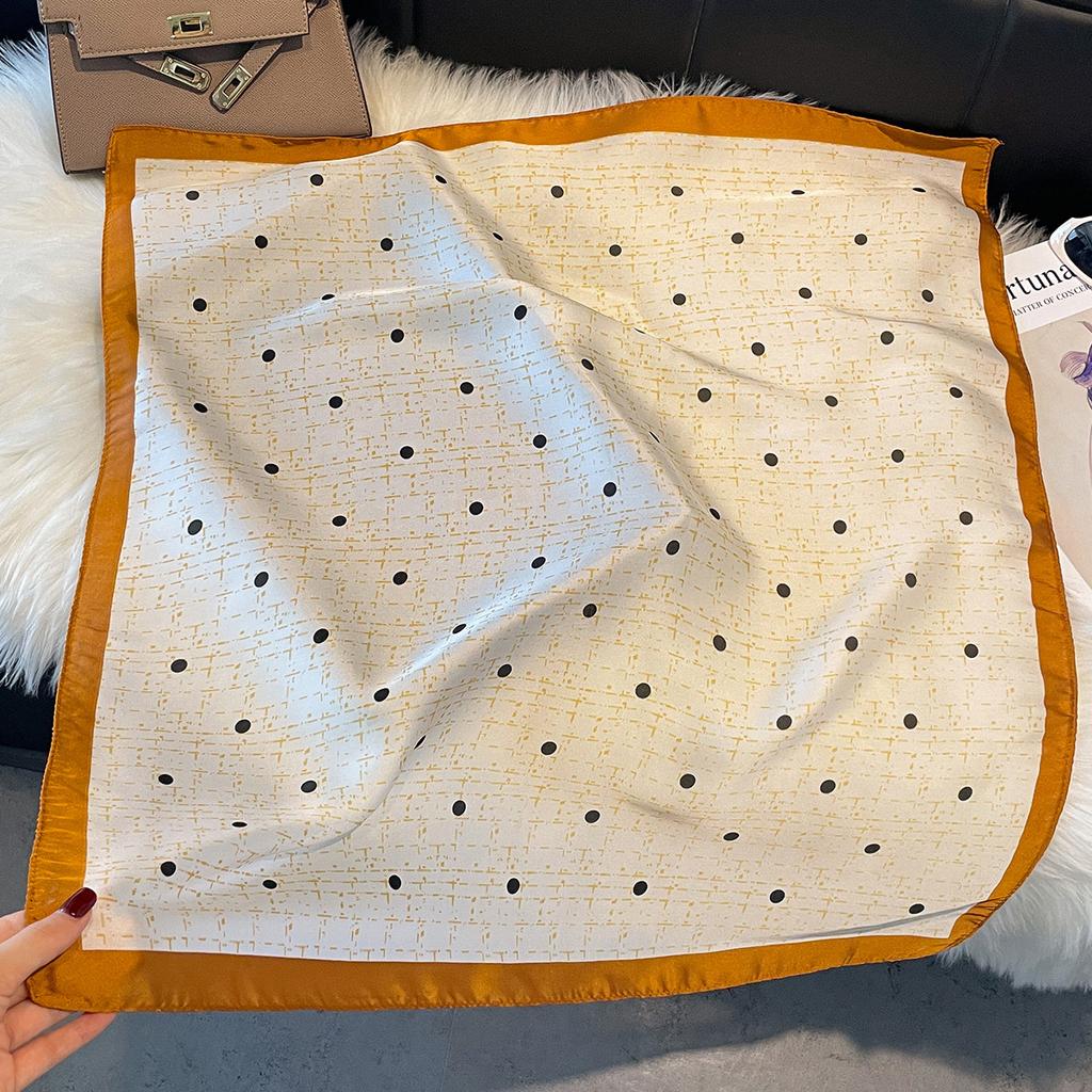 Light Luxury High-End Imitation Silk Scarf Summer Classic Silk Chinese Scarf Shawl Scarf Women'S