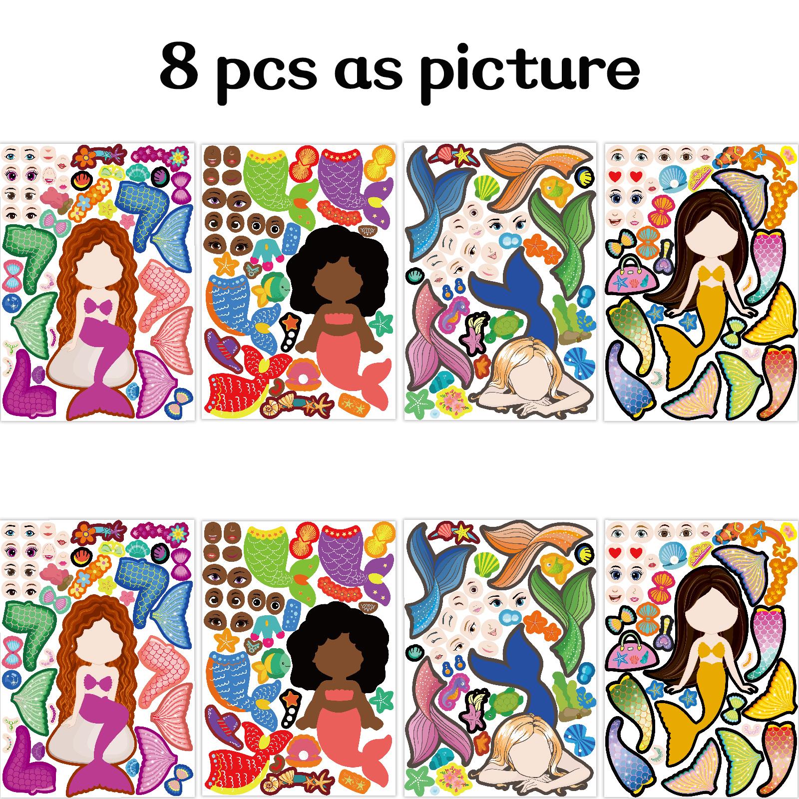 

Много стилей. Сделайте свои собственные наклейки для детей, сделайте наклейку с лицом животного своими руками, вечеринку, фестиваль, награду за креативное художественное ремесло, забавную наклейку-головоломку