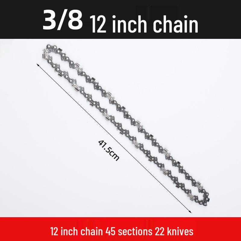 Universal Chainsaw Guide Bar & Chain: 4" & 16" for Gasoline & Lithium Electric Saws