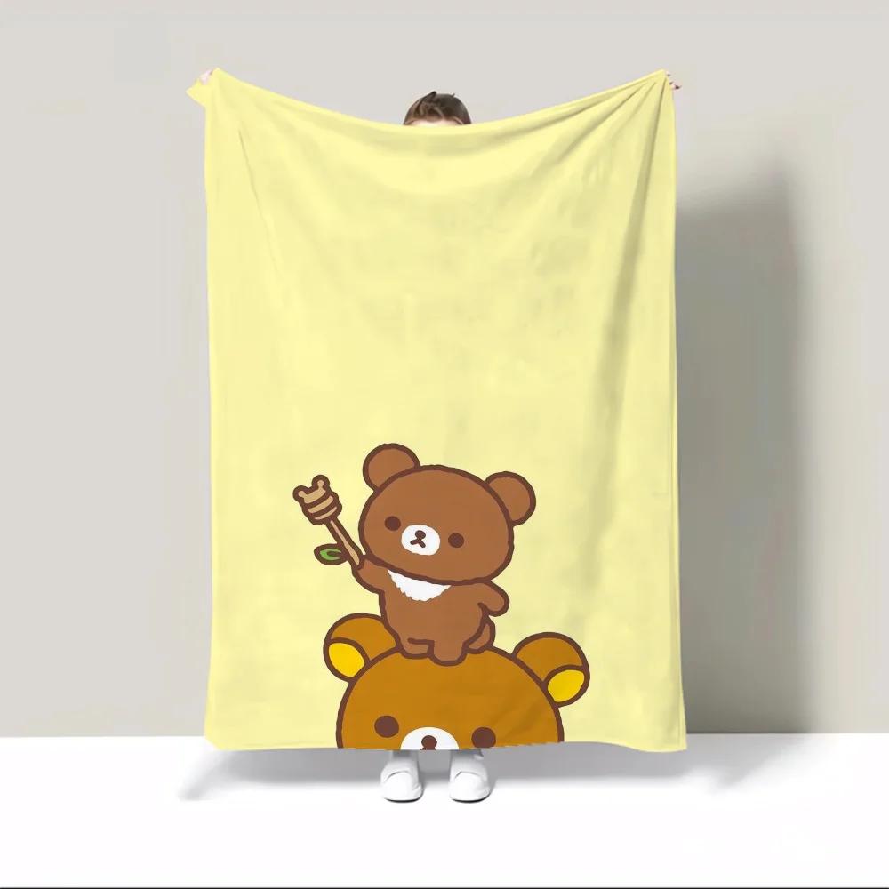 Rilakkumovy Nadýchané Měkké Deka Dekorace Pohovky Kolenní Deka Postel Designová Přehozová Deka na Pohovku Luxusní Pletená Károvaná Deka na Zdřímnutí Vlastní